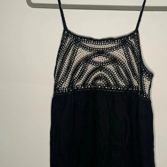 Zara Crochet and Linen Cotton Blend Dress - Picture 8 of 14
